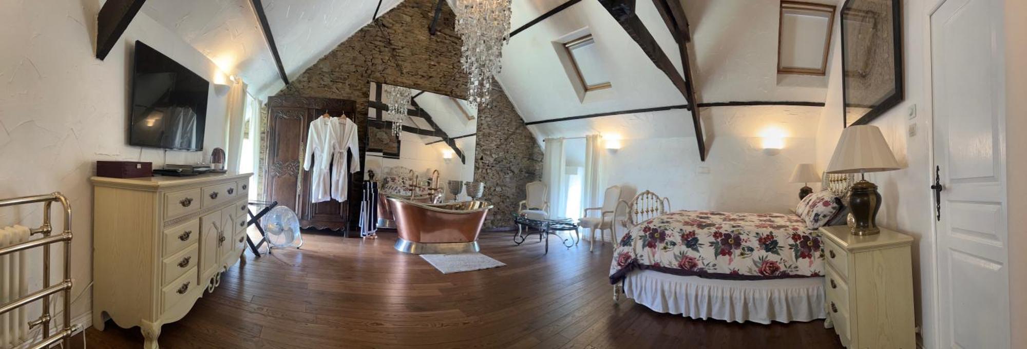 Bed and Breakfast Chez Thomas 7 Route Du Monde Ancien Saint-Georges-D'Aunay Экстерьер фото